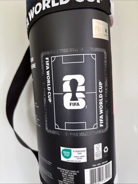 **🏆 FIFA World Cup Tapestry Throw Blanket – NEW With Tags! 🏆** blue and white